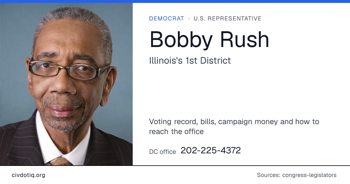 Bobby Rush (Democrat-IL) | CIV.IQ